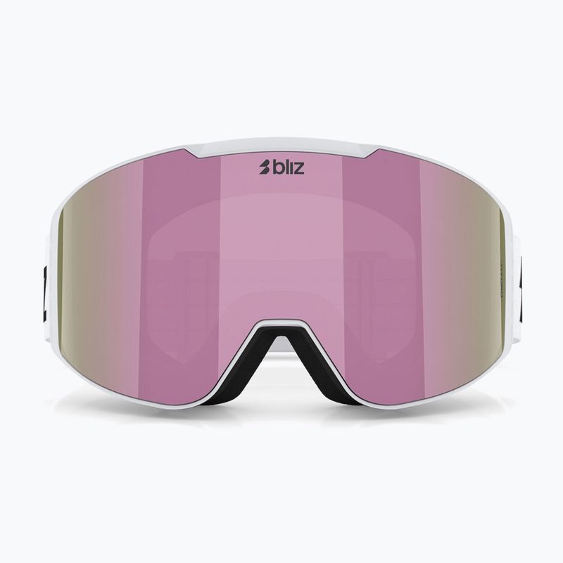 Maschera da sci Bliz G004 matte white/brown/pink multi 2
