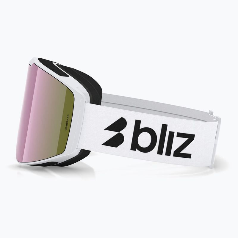 Maschera da sci Bliz G004 matte white/brown/pink multi 4