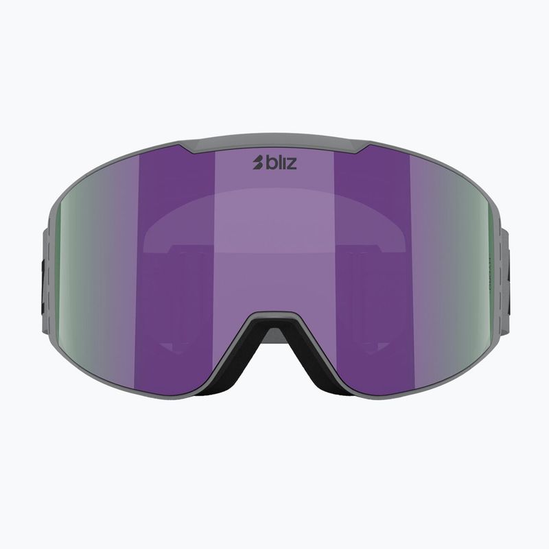 Maschera da sci Bliz G004 matte grey/brown/purple multi 2