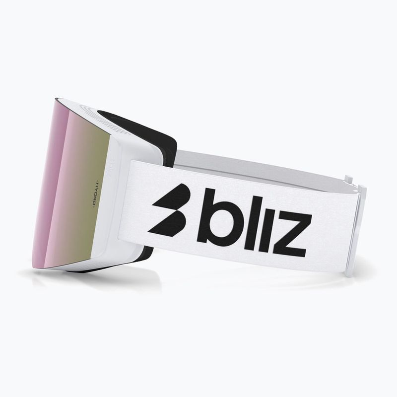 Maschera da sci Bliz G003S matte white/brown/pink multi 4
