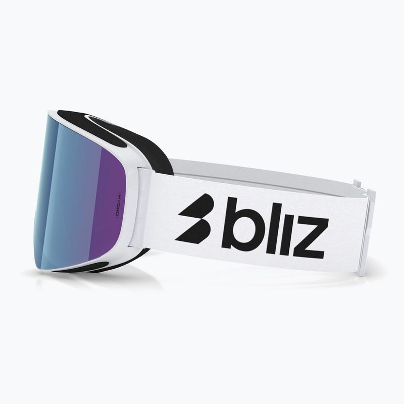 Maschera da sci Bliz Flow matte white/brown/blue multi 4