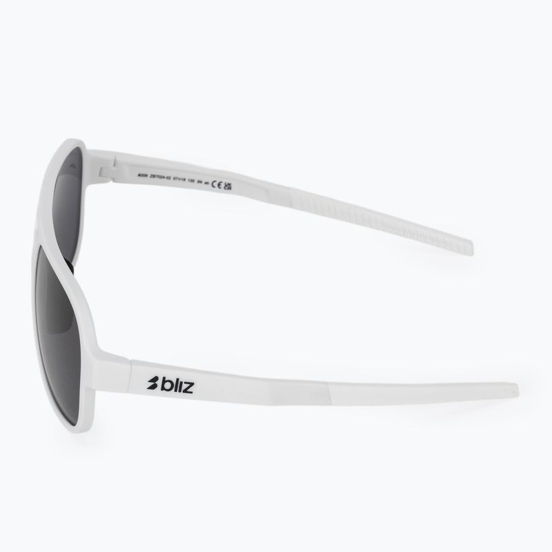 Occhiali da sole Bliz A006 matte white 4