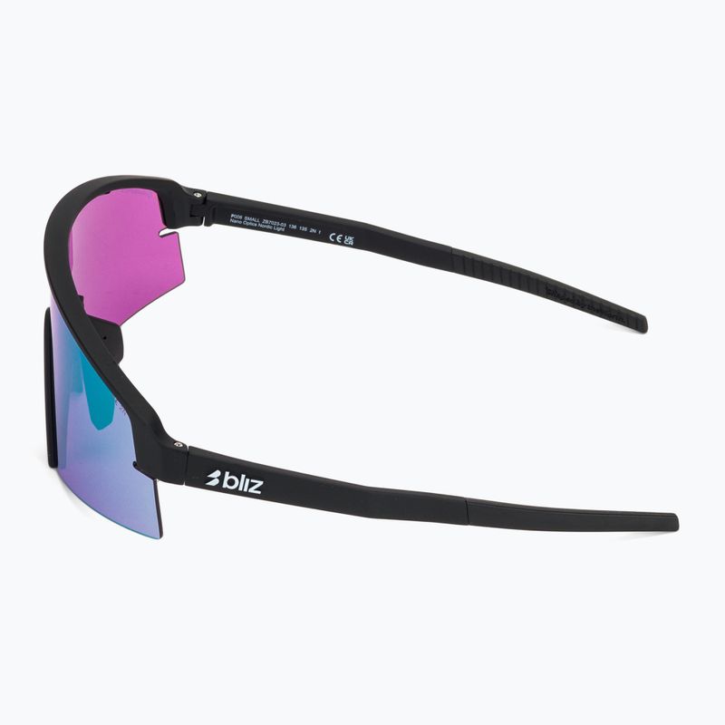 Occhiali da sole Bliz P006S matte black/nano optics violet blue multi 4