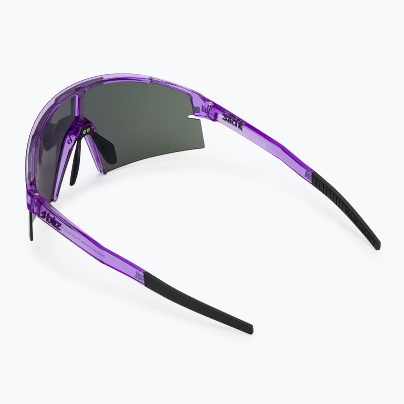 Occhiali da sole Bliz P006 transparent purple/smoke purple mirror 2