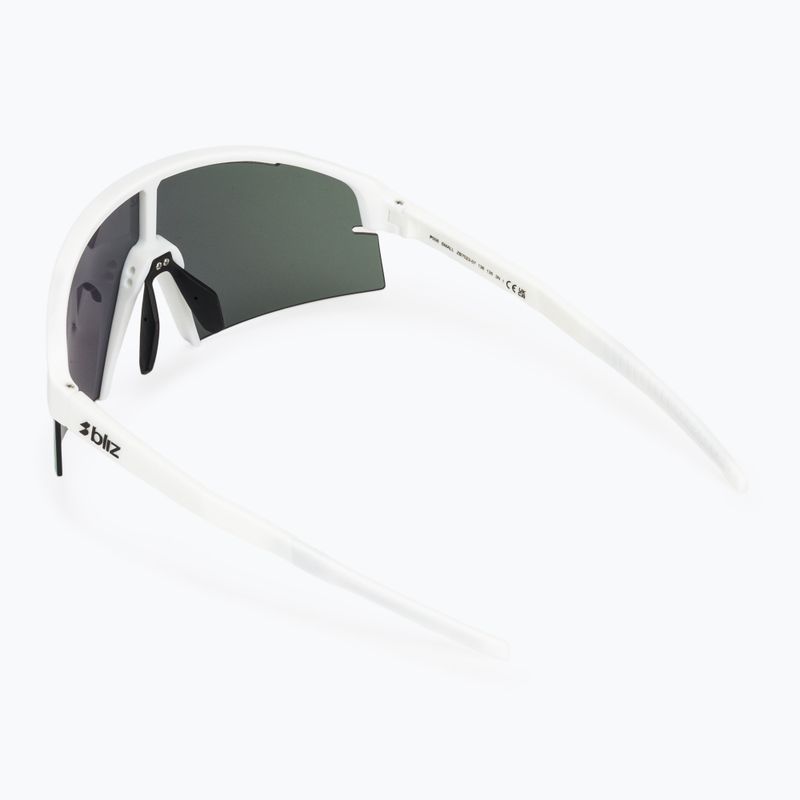Occhiali da sole Bliz P006S matte white/smoke purple mirror 2