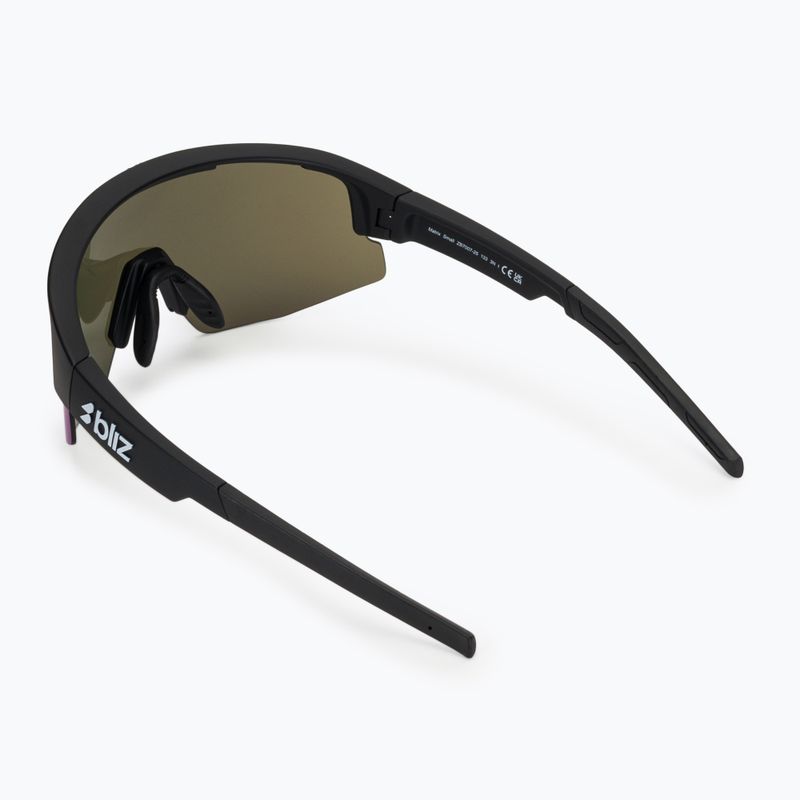 Occhiali da sole Bliz Matrix Small matte black/smoke blue multi 2