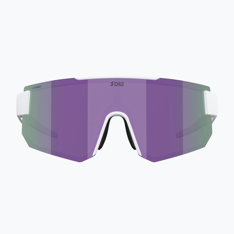 Occhiali da sole Bliz P005S matte white/smoke purple mirror 2
