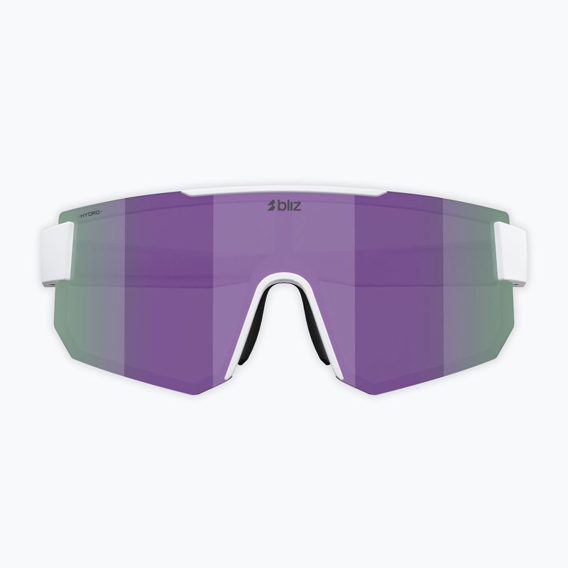 Occhiali da sole Bliz P005S matte white/smoke purple mirror 3