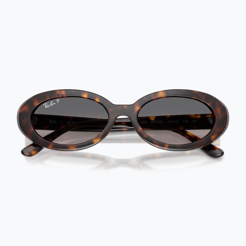 Occhiali da sole Ray-Ban RB2223 havana/gradient grey 3