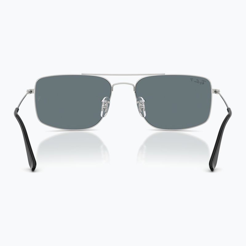 Occhiali da sole Ray-Ban Explorer III silver/dark blue polarized 5