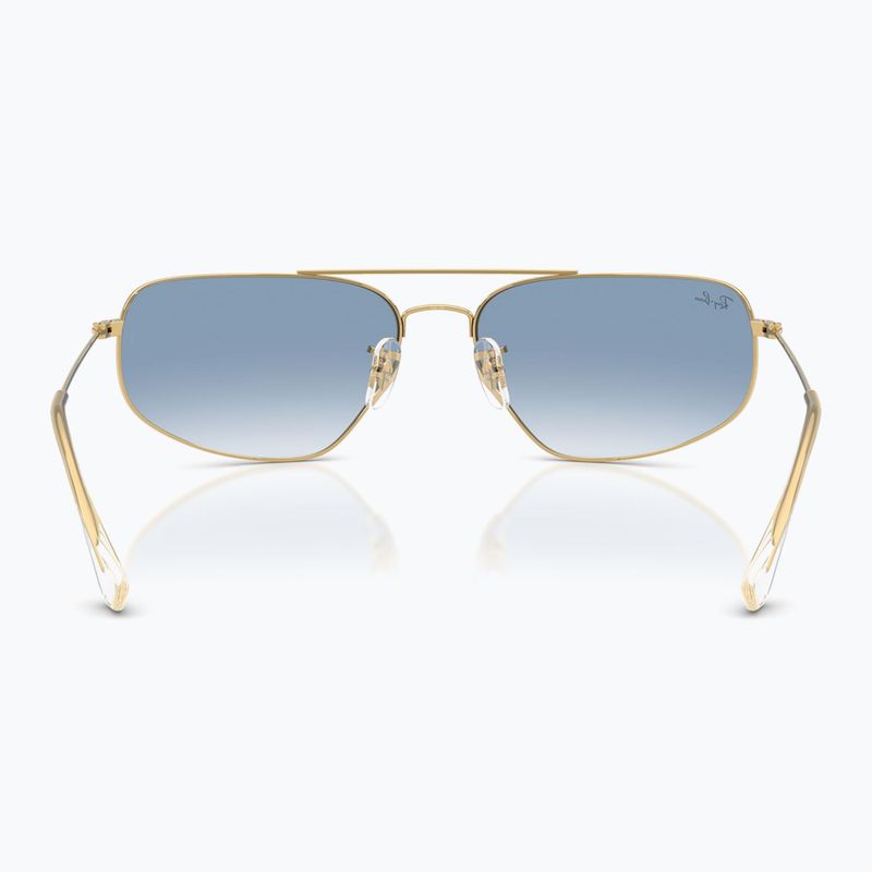 Occhiali da sole Ray-Ban RB3780 arista gold/transparent blue gradient 5