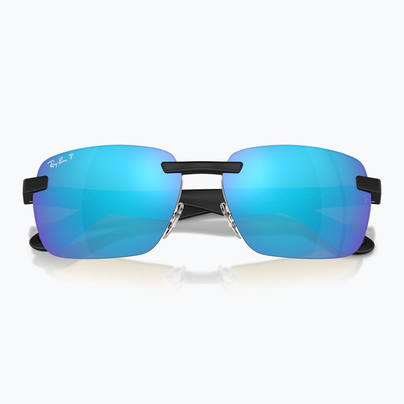 Occhiali da sole Ray-Ban RB4470 Polarized+ Lenses matte sand black/green chromance 3