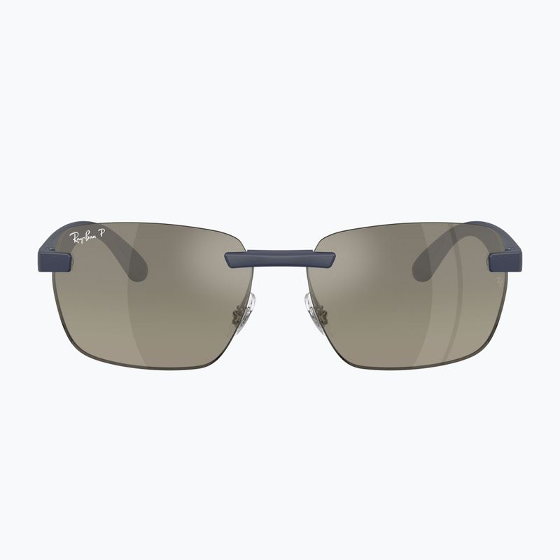 Occhiali da sole Ray-Ban RB4470 Polarized+ Lenses sand dark blue/grey gradient chromance 2