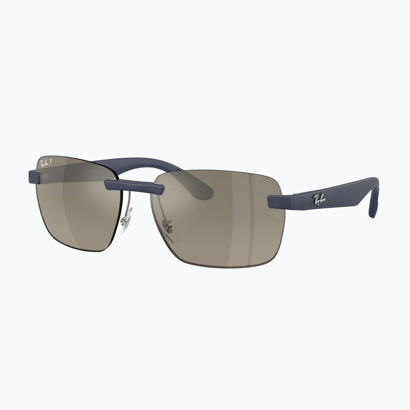 Occhiali da sole Ray-Ban RB4470 Polarized+ Lenses sand dark blue/grey gradient chromance 4