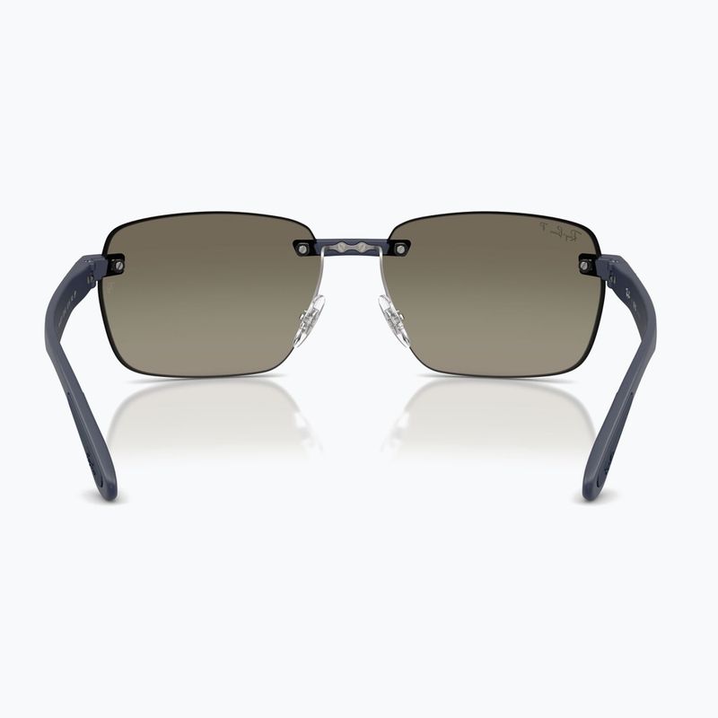 Occhiali da sole Ray-Ban RB4470 Polarized+ Lenses sand dark blue/grey gradient chromance 5