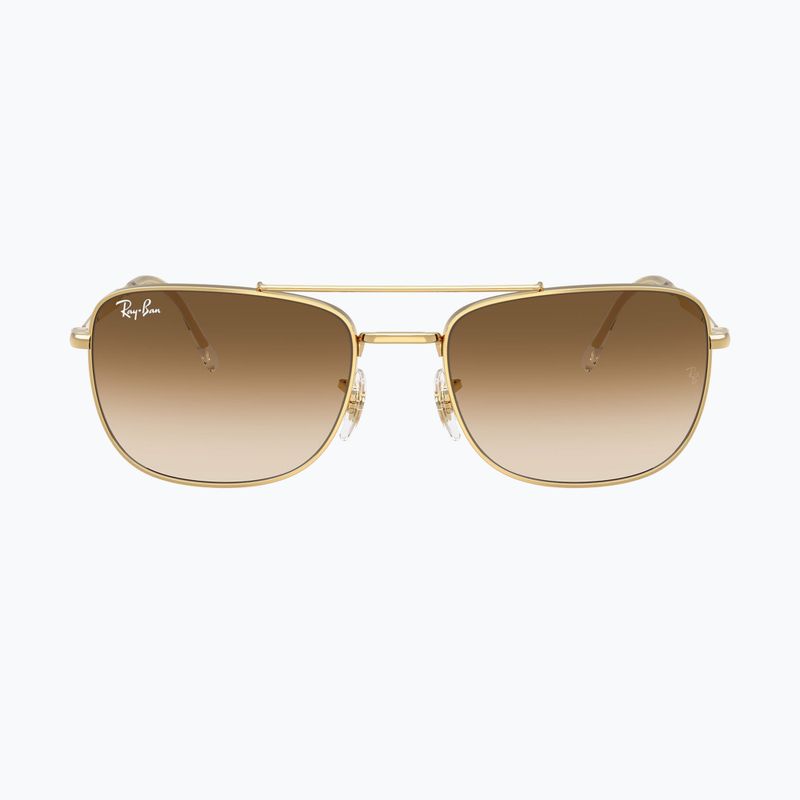 Occhiali da sole Ray-Ban Bain Bridge arista gold/brown gradient 2
