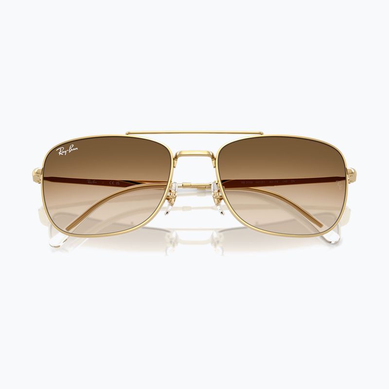 Occhiali da sole Ray-Ban Bain Bridge arista gold/brown gradient 3