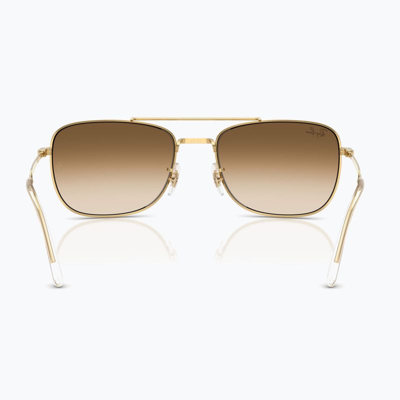 Occhiali da sole Ray-Ban Bain Bridge arista gold/brown gradient 5