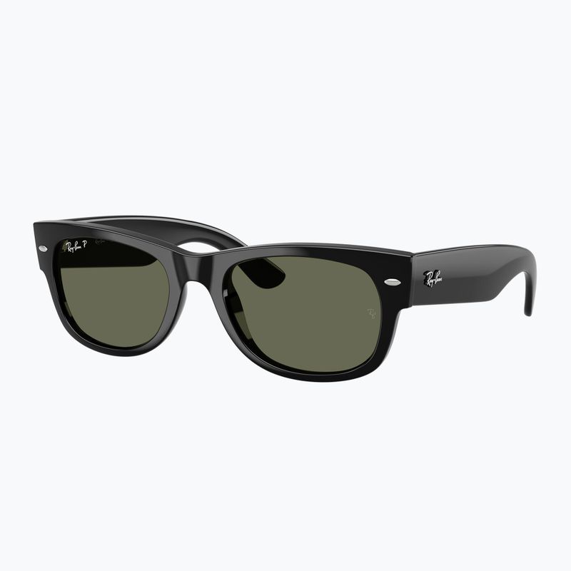 Occhiali da sole Ray-Ban Mega Wayfarer II black/green 4