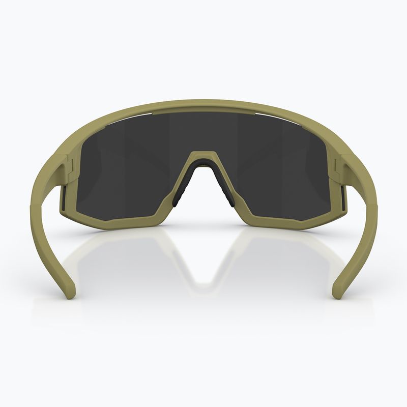 Occhiali da sole Bliz Fusion matte amber green/smoke silver mirror 4