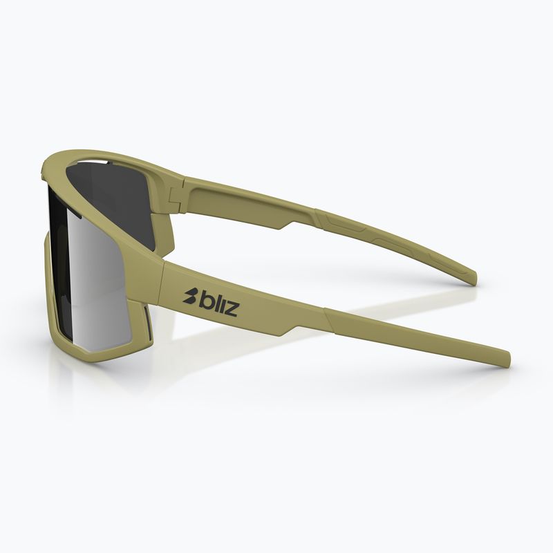 Occhiali da sole Bliz Fusion matte amber green/smoke silver mirror 5