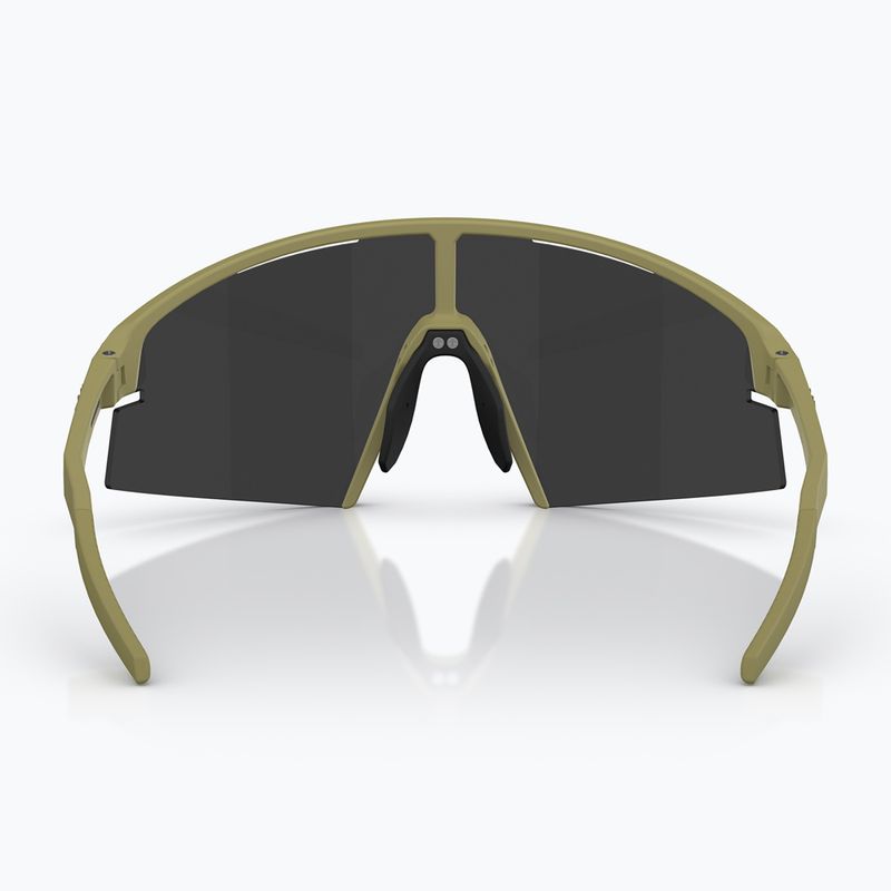 Occhiali da sole Bliz P006 matte amber green/smoke silver mirror 4