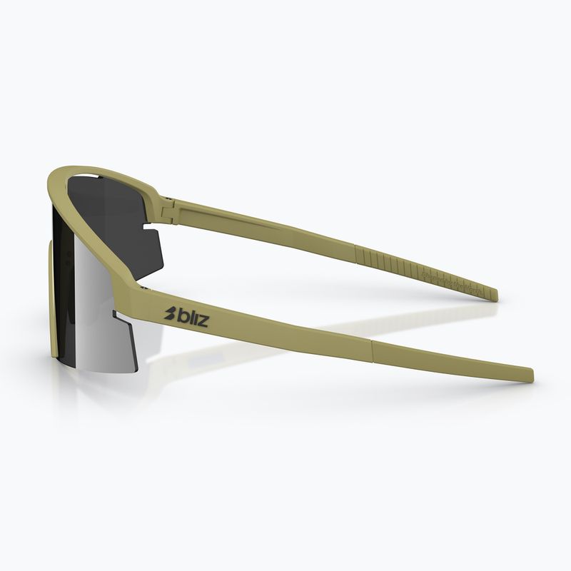 Occhiali da sole Bliz P006 matte amber green/smoke silver mirror 5
