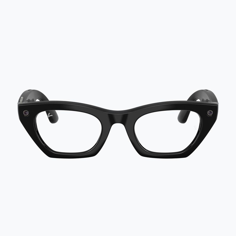 Occhiali con telecamera Ray-Ban Meta Zena shiny black/clear 2