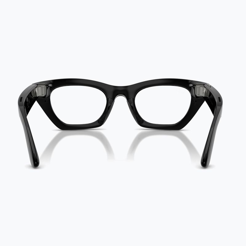 Occhiali con telecamera Ray-Ban Meta Zena shiny black/clear 4