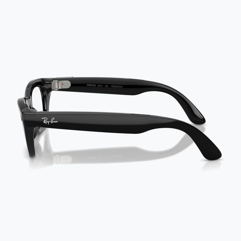 Occhiali con telecamera Ray-Ban Meta Zena shiny black/clear 6