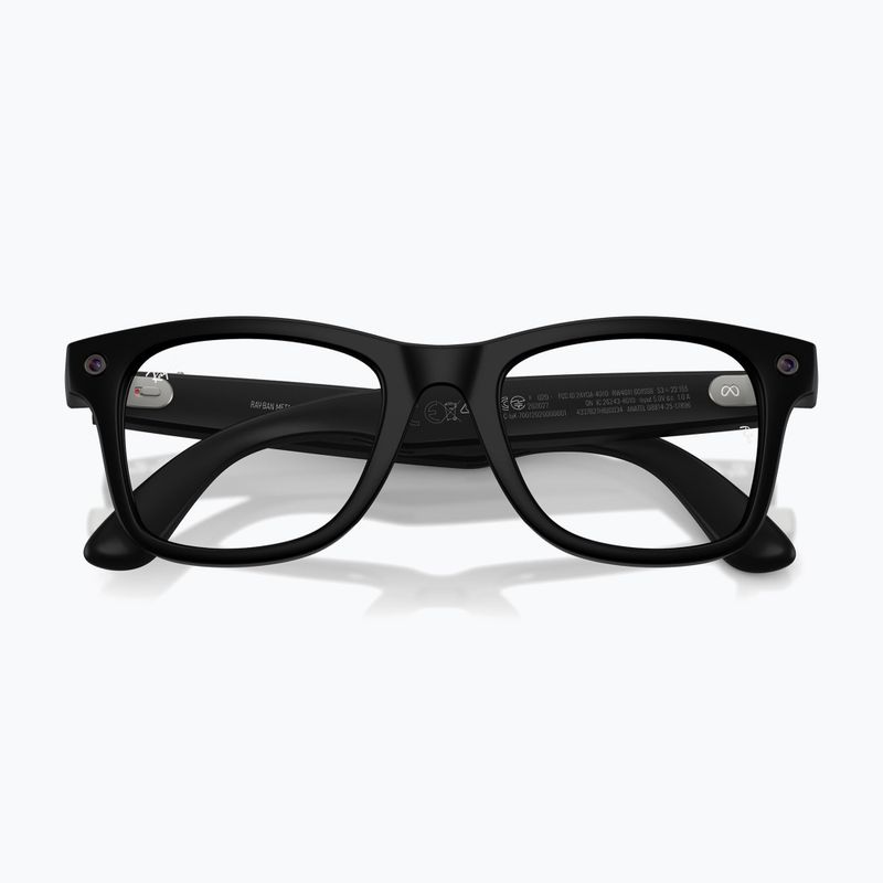 Occhiali con telecamera Ray-Ban Meta Wayfarer matte back/clear 6