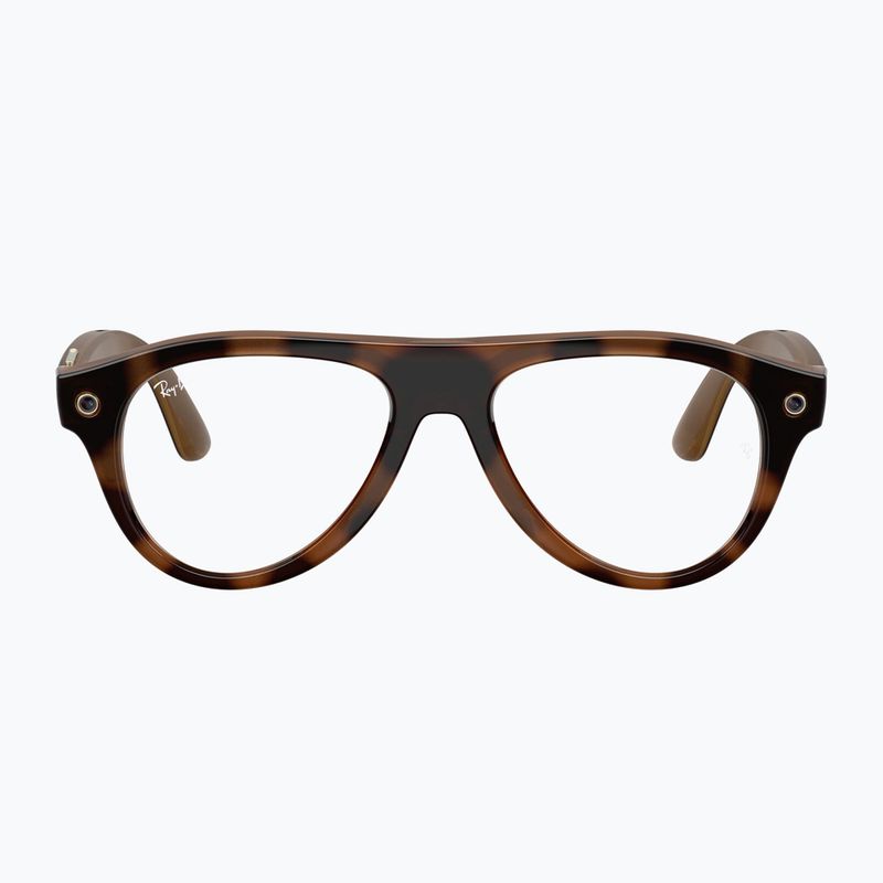 Occhiali con telecamera Ray-Ban Meta Aviator havana/trs brown 2