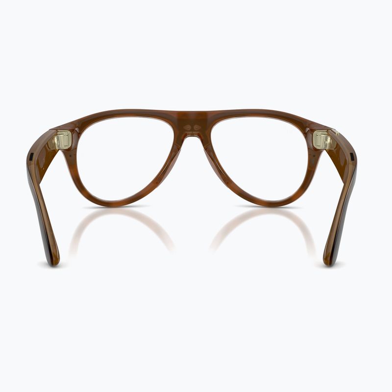 Occhiali con telecamera Ray-Ban Meta Aviator havana/trs brown 3
