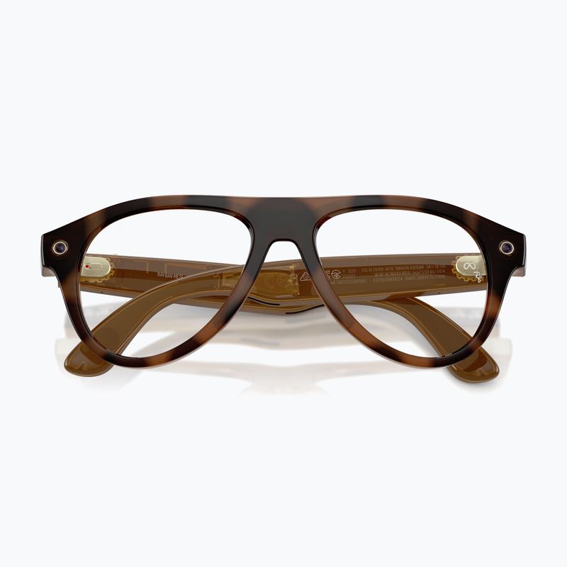 Occhiali con telecamera Ray-Ban Meta Aviator havana/trs brown 6