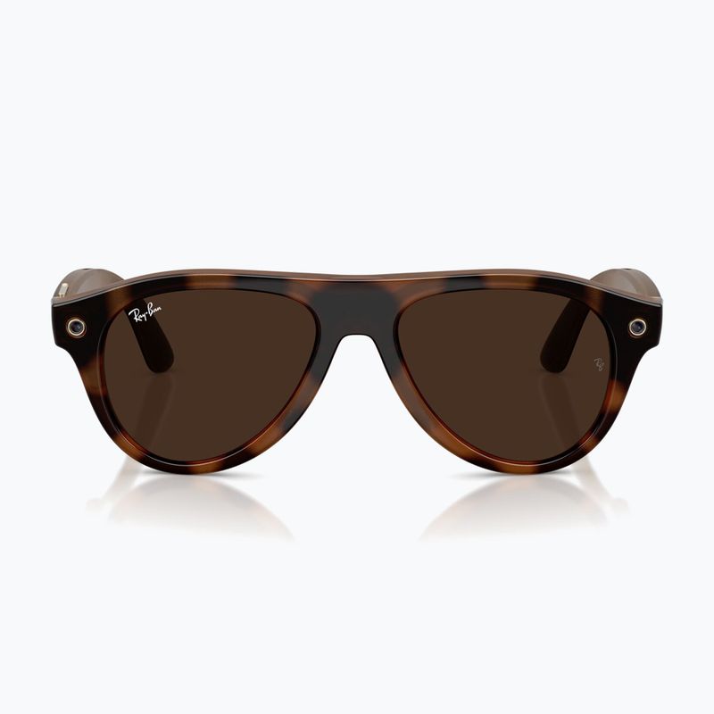 Occhiali con telecamera Ray-Ban Meta Aviator havana/trs brown 7