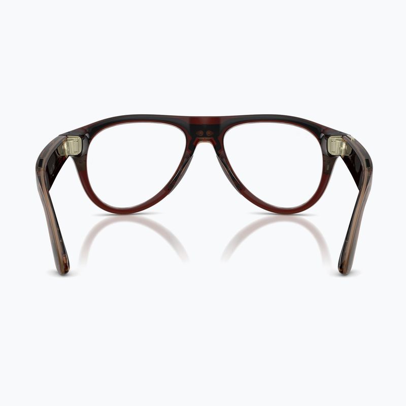 Occhiali con telecamera Ray-Ban Meta Aviator transp. umber/trs jade 3