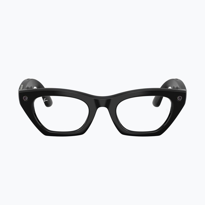 Occhiali con telecamera Ray-Ban Meta Zena shiny black/trs g. green 2
