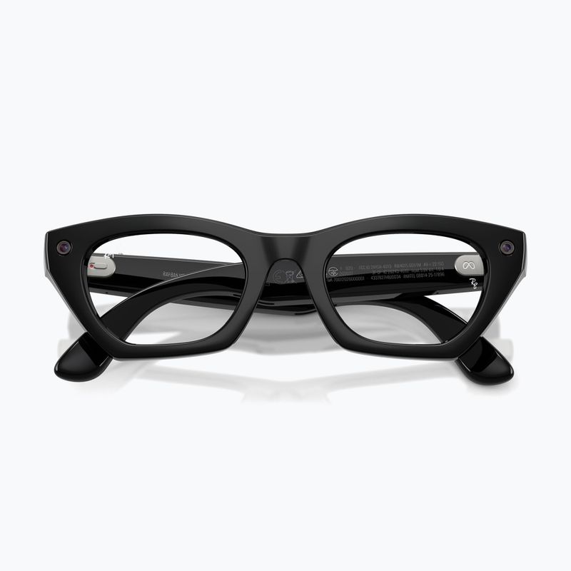 Occhiali con telecamera Ray-Ban Meta Zena shiny black/trs g. green 3