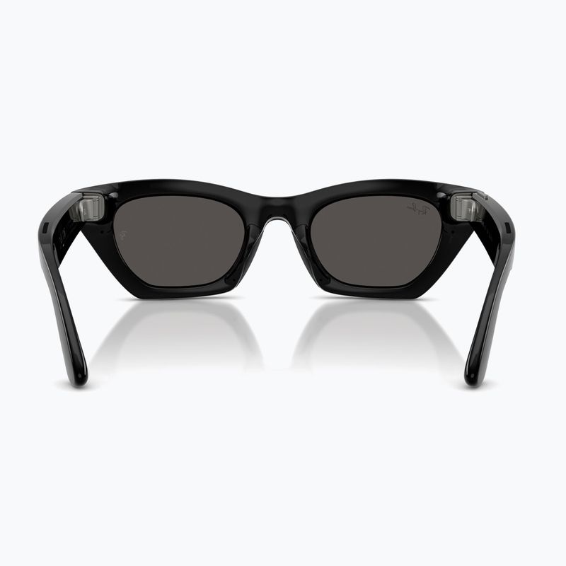 Occhiali con telecamera Ray-Ban Meta Zena shiny black/grey 3