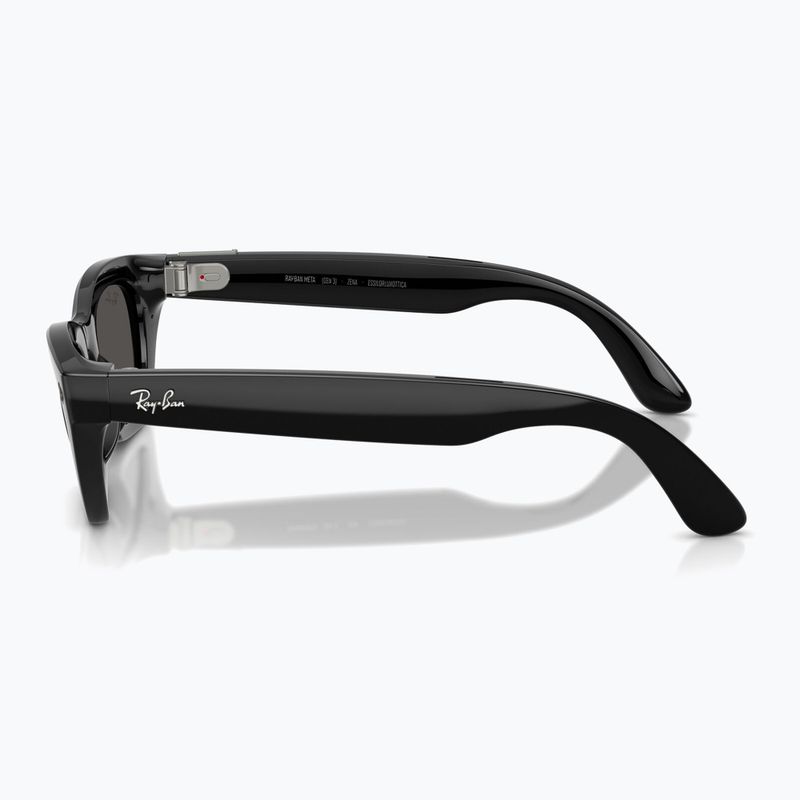 Occhiali con telecamera Ray-Ban Meta Zena shiny black/grey 5