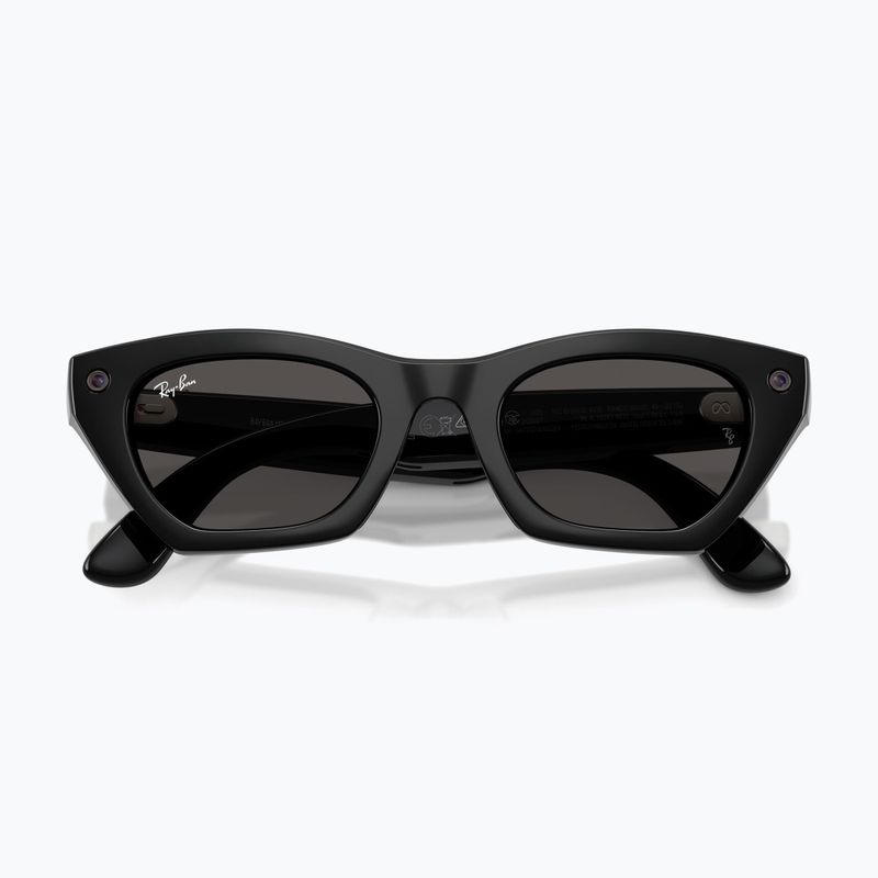 Occhiali con telecamera Ray-Ban Meta Zena shiny black/grey 6