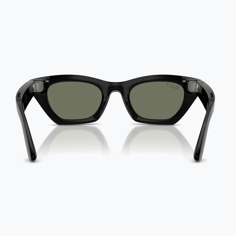 Occhiali con telecamera Ray-Ban Meta Zena shiny black/g15 green polar 3