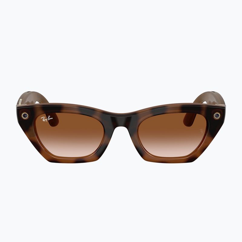 Occhiali con telecamera Ray-Ban Meta Zena havana/gradient brown 2