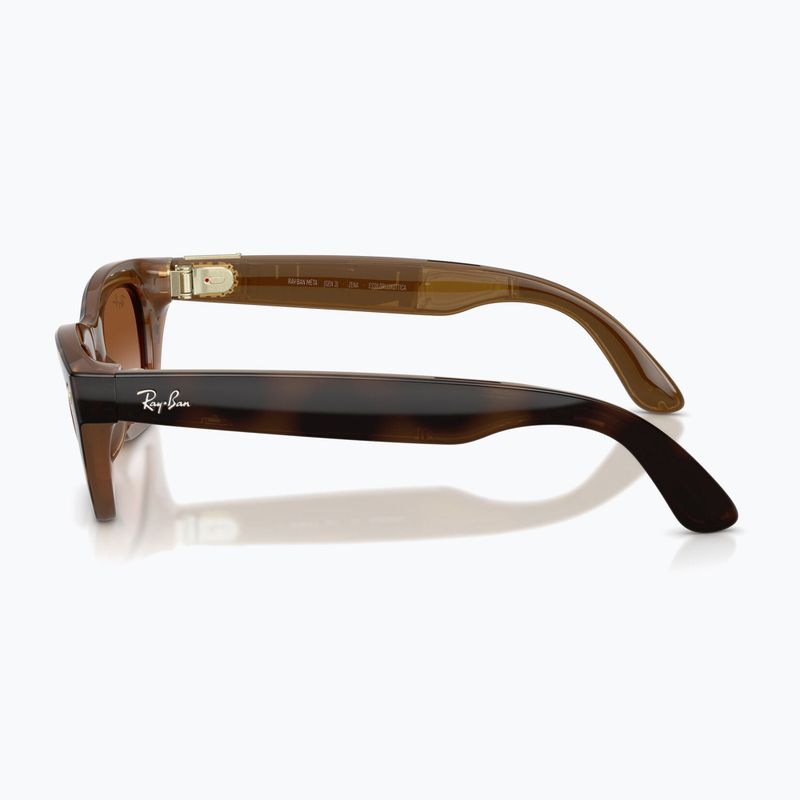 Occhiali con telecamera Ray-Ban Meta Zena havana/gradient brown 5