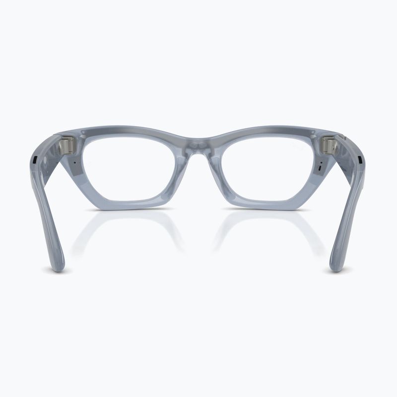 Occhiali con telecamera Ray-Ban Meta Zena milky grey lilac/trs copper 3