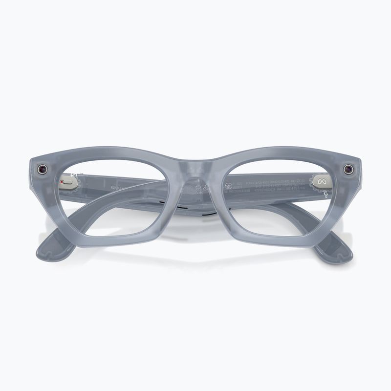 Occhiali con telecamera Ray-Ban Meta Zena milky grey lilac/trs copper 6
