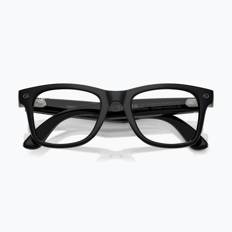 Occhiali con telecamera Ray-Ban Meta Wayfarer shiny black/trs grey 3
