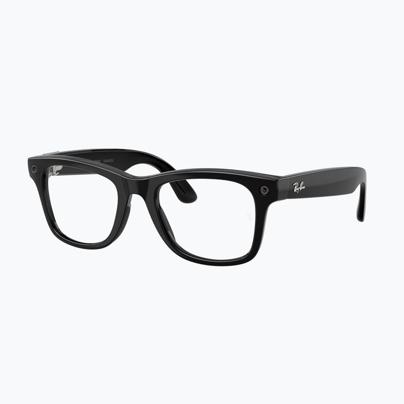 Occhiali con telecamera Ray-Ban Meta Wayfarer shiny black/trs grey 4
