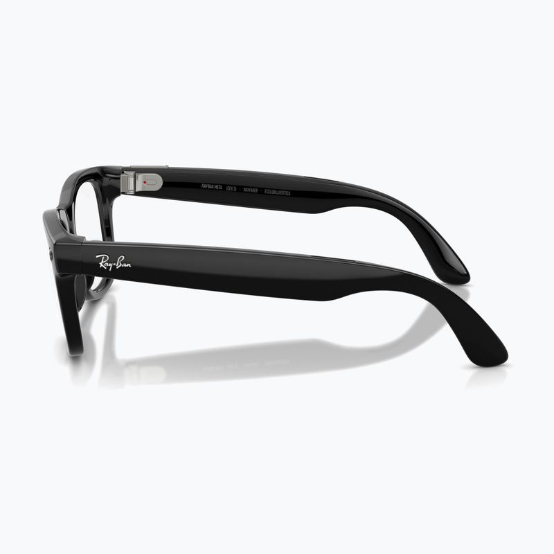 Occhiali con telecamera Ray-Ban Meta Wayfarer shiny black/trs grey 6