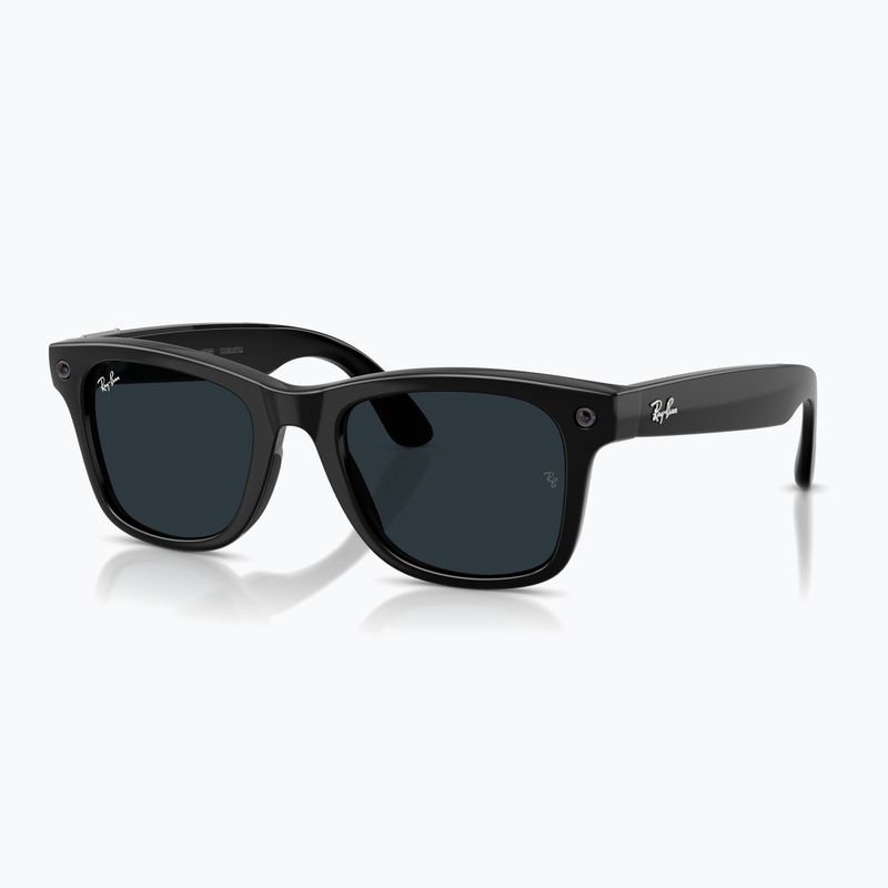Occhiali con telecamera Ray-Ban Meta Wayfarer shiny black/trs grey 7
